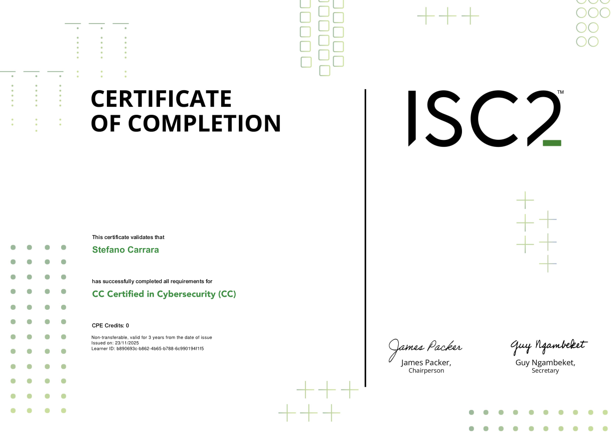 Certificato 12