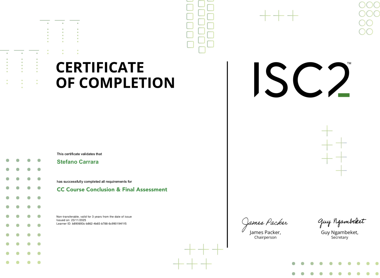 Certificato 12