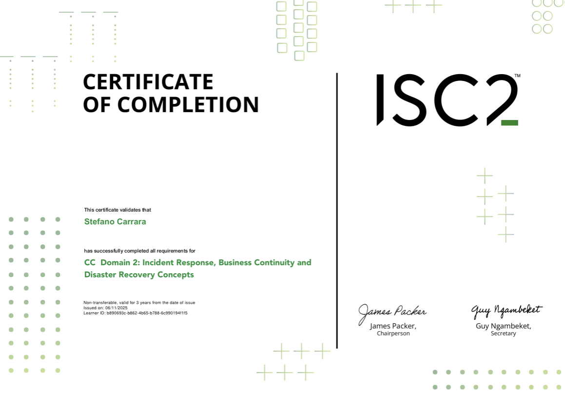 Certificato 12